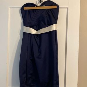 Navy Blue Bridesmaid Dress
